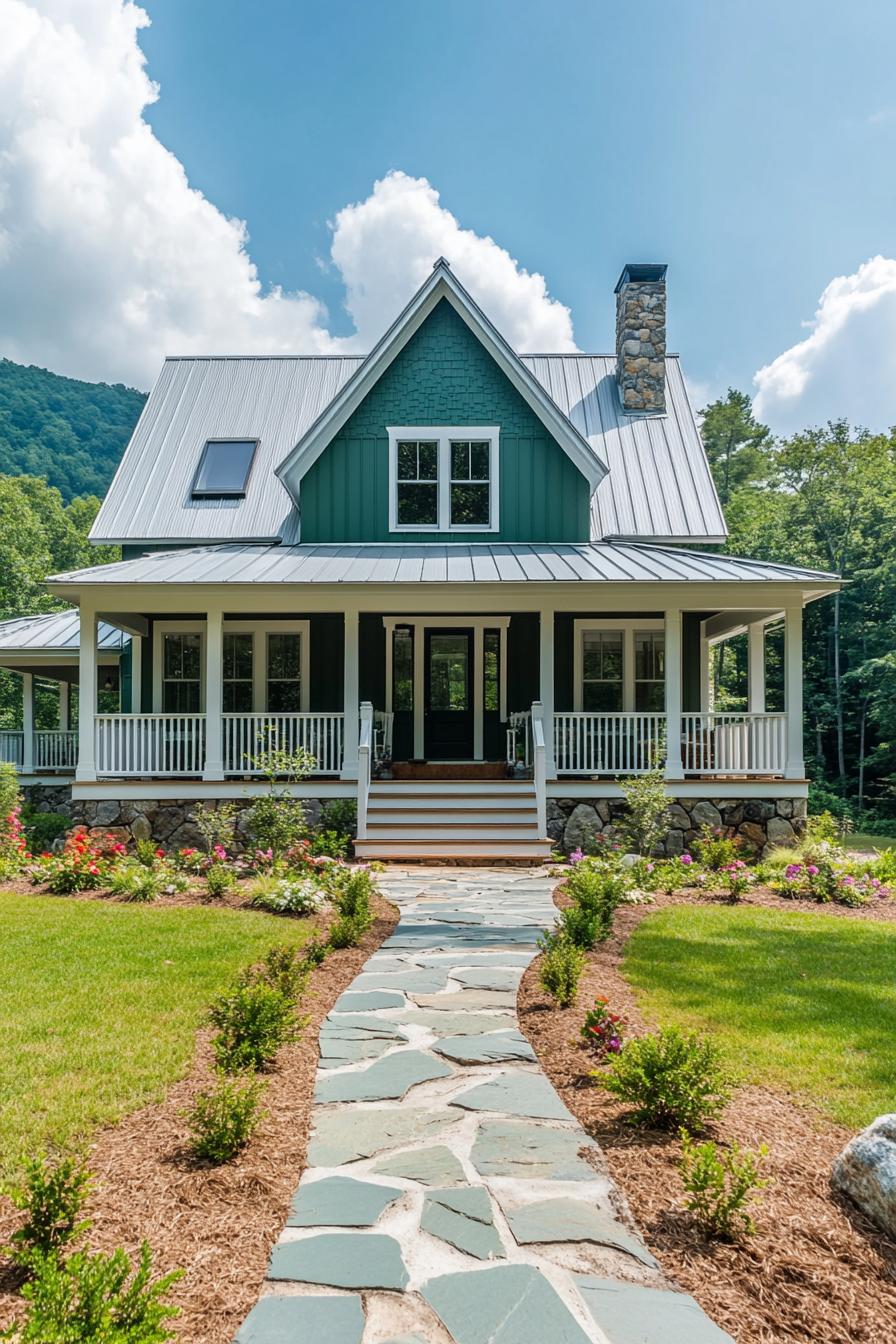 Charming farmhouse nestled in the mountains