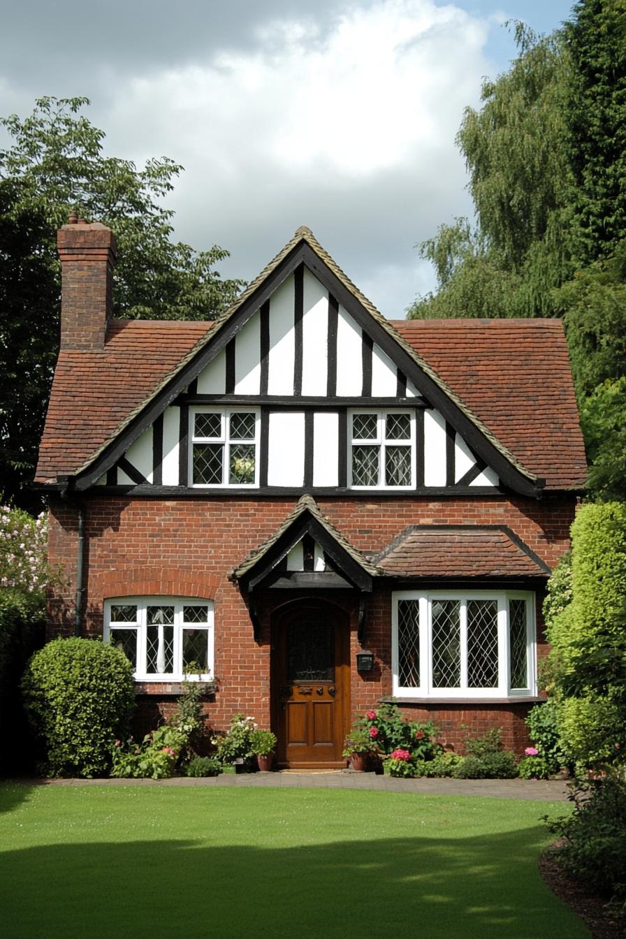 Charming red-brick cottage with lush garden