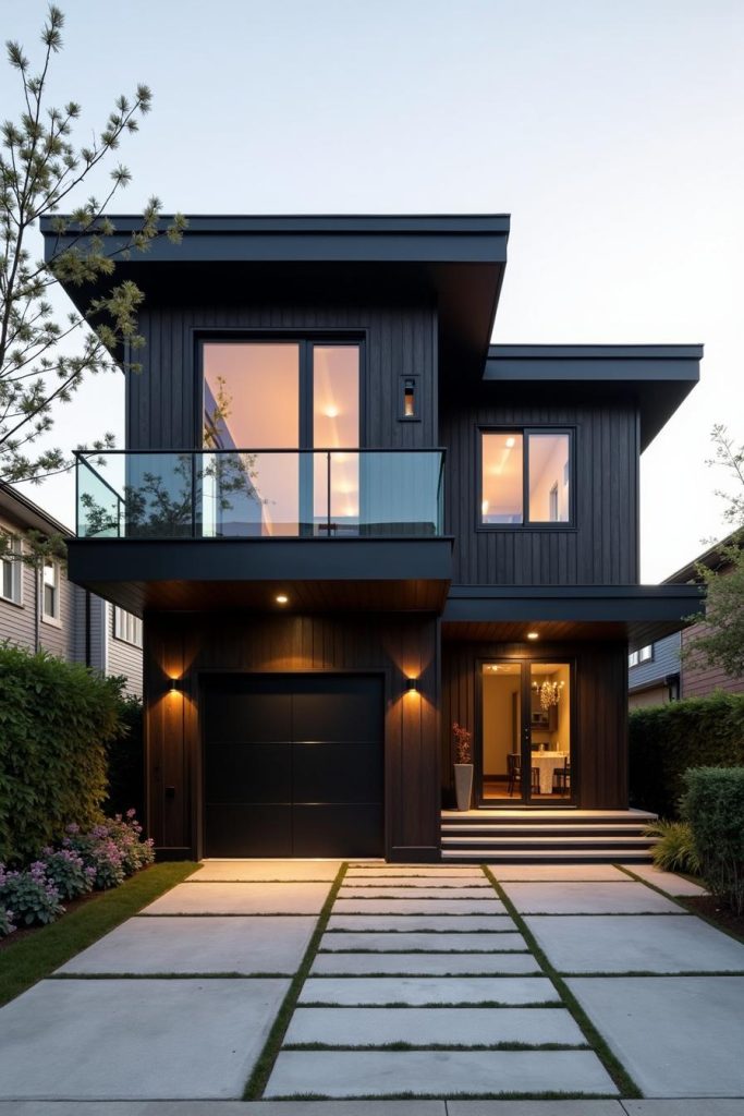 40 Black Contemporary Houses That Balance Elegance and Drama