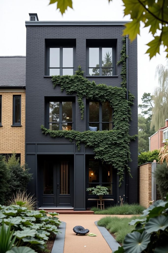40 Black Contemporary Houses That Balance Elegance and Drama