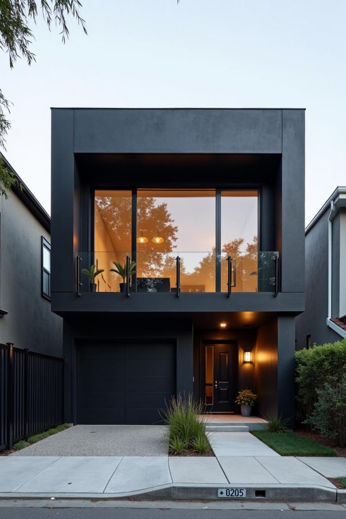 40 Black Contemporary Houses That Balance Elegance and Drama