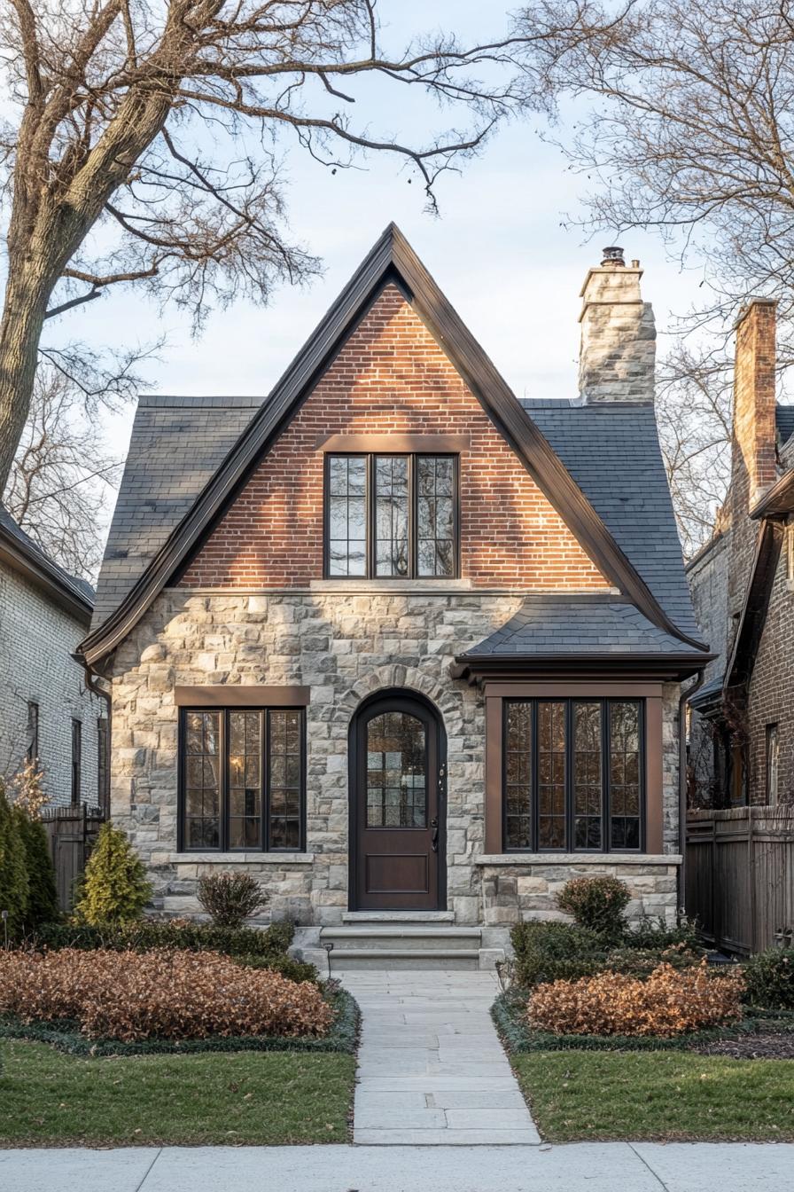 Charming rustic house with stone facade