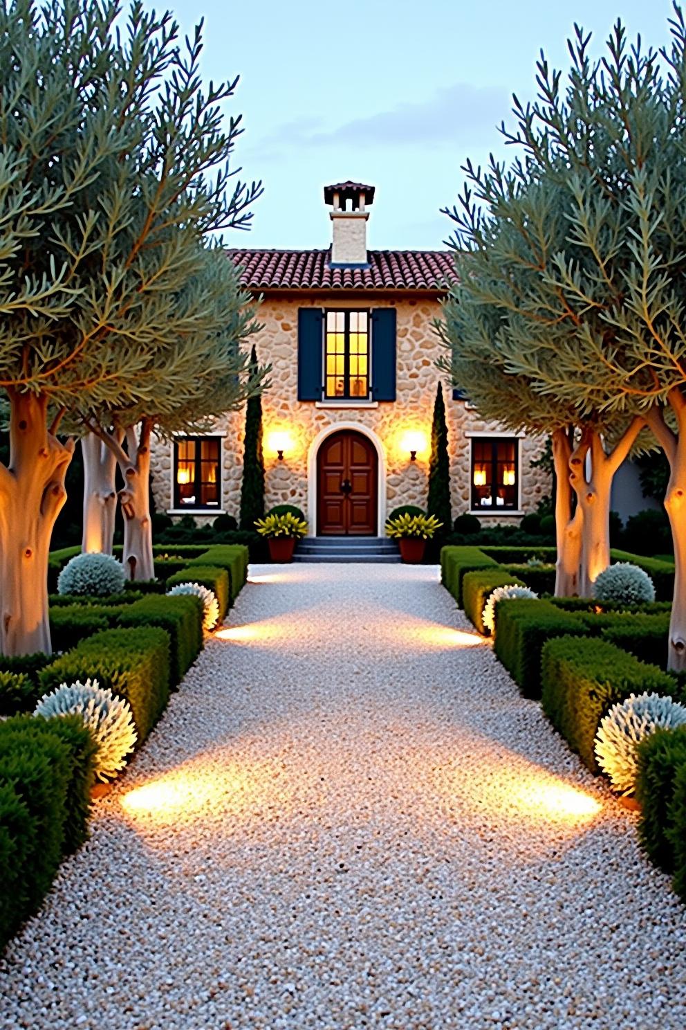 Charming Tuscan villa with a stone facade and lush garden