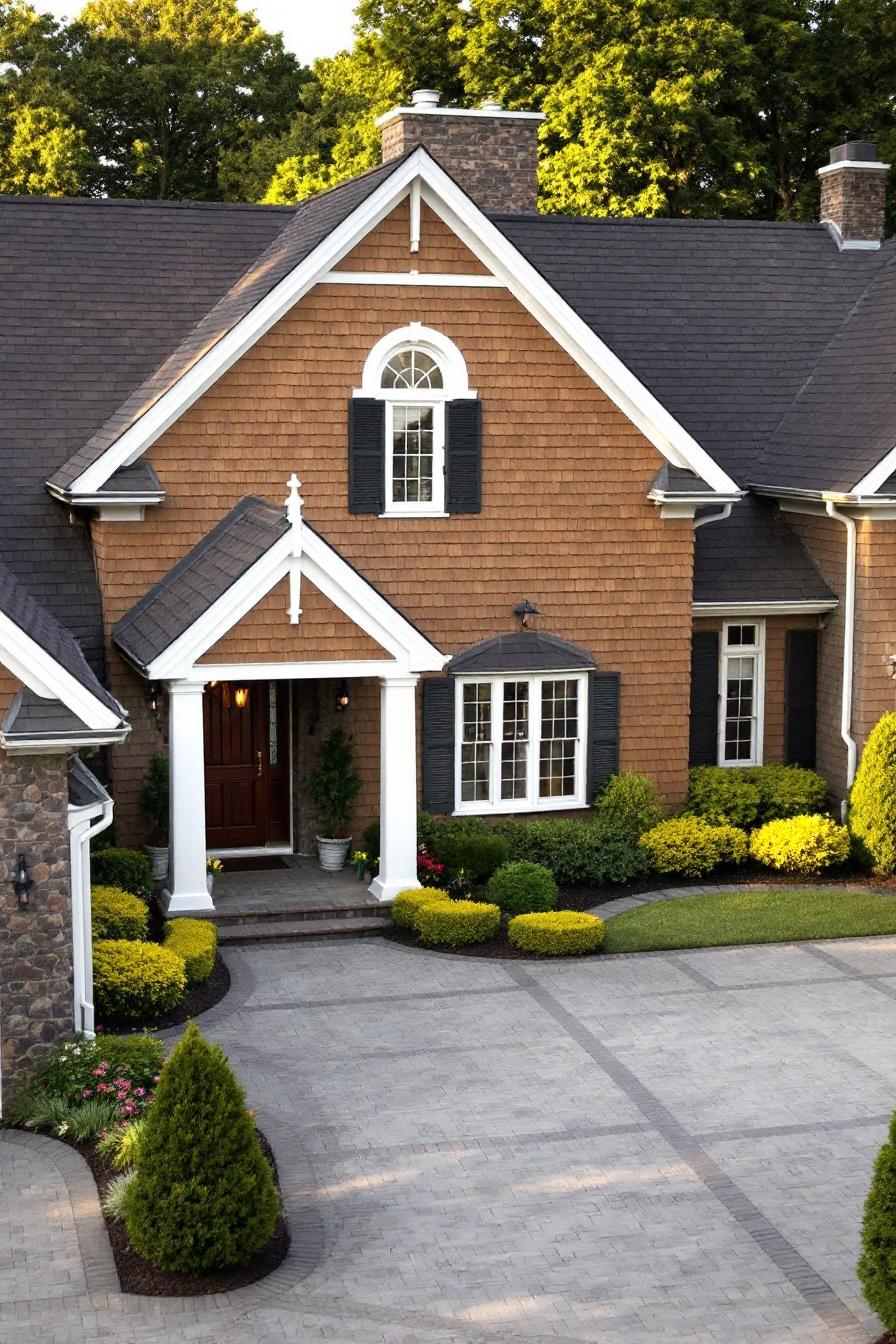 Beautiful traditional house with lush garden