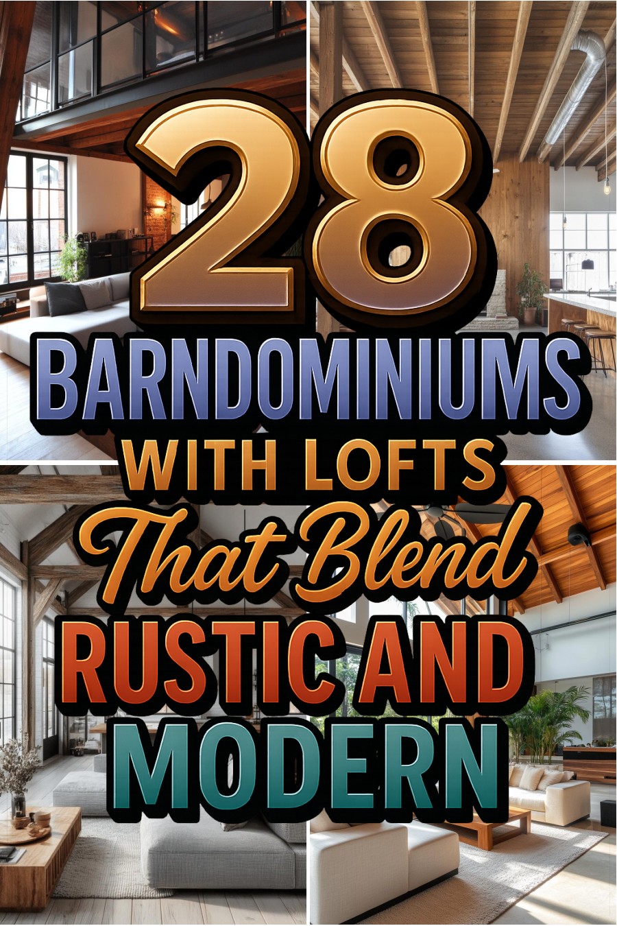 28 Barndominiums with Lofts That Blend Rustic and Modern