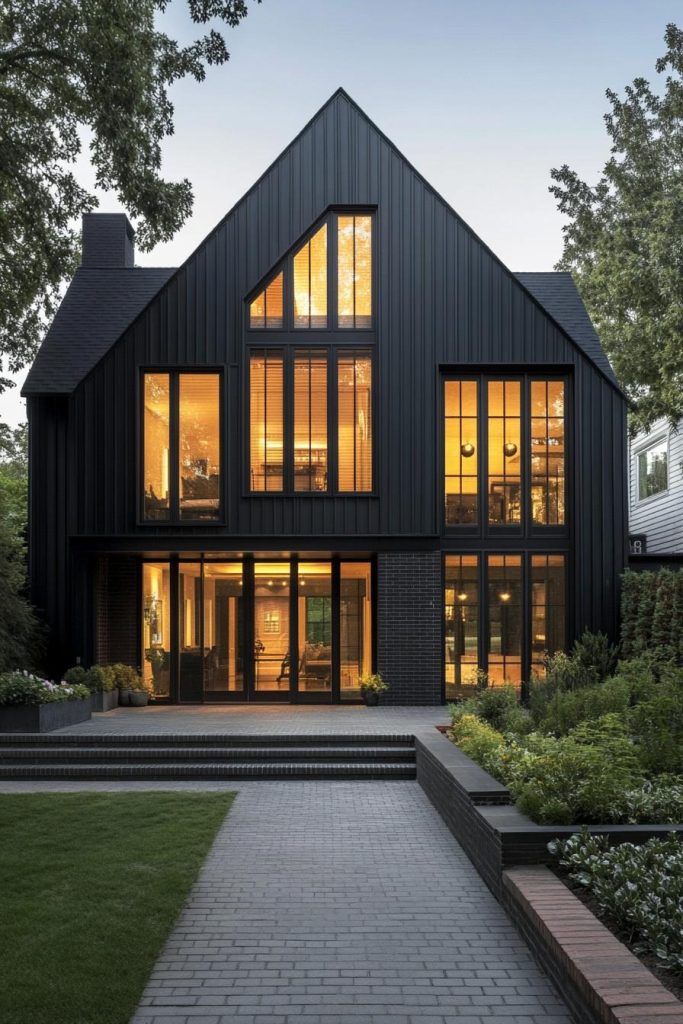 54 Most Elegant Black Home Exteriors You'll Fall For