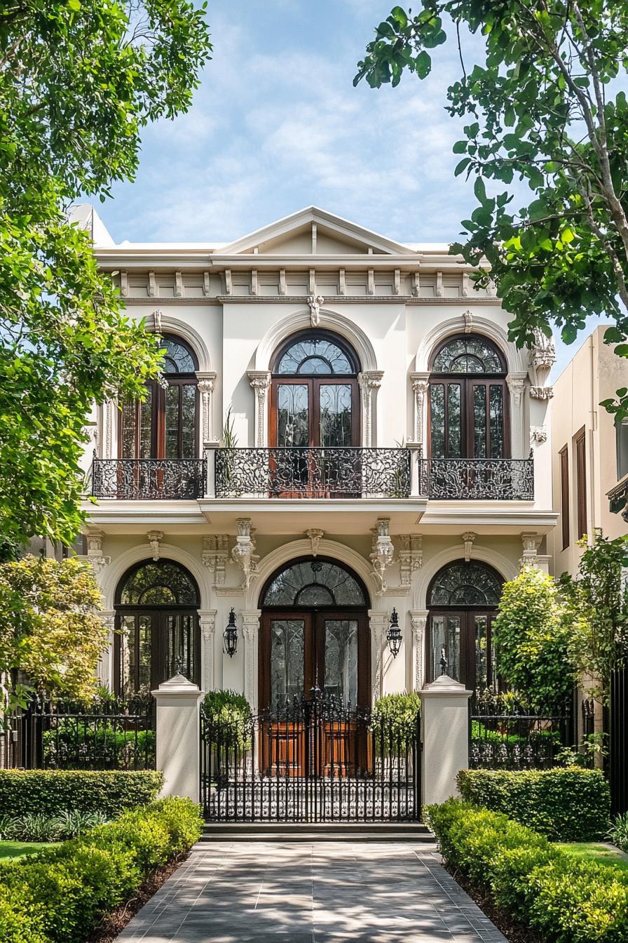 Historic-style Melbourne house with ornate facade