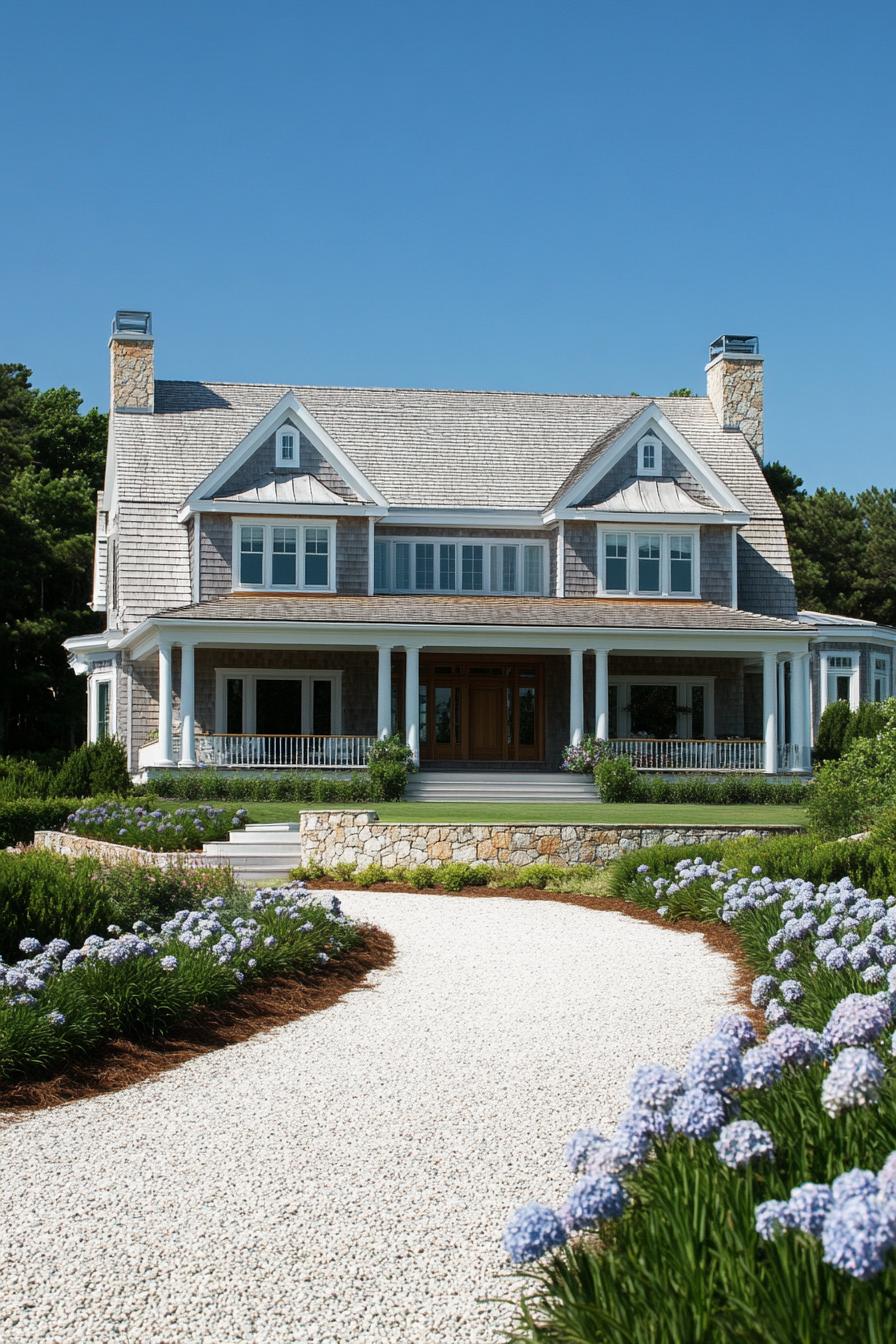 Idyllic country house with a charming front yard