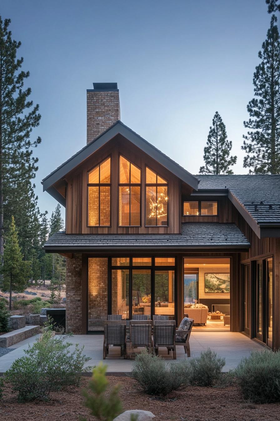 Cozy craftsman house with rustic elegance