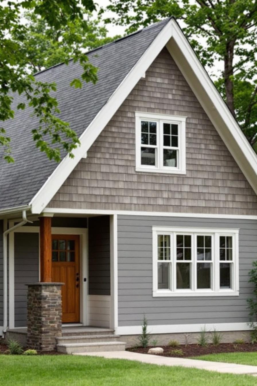 Modern craftsman house with a welcoming front yard