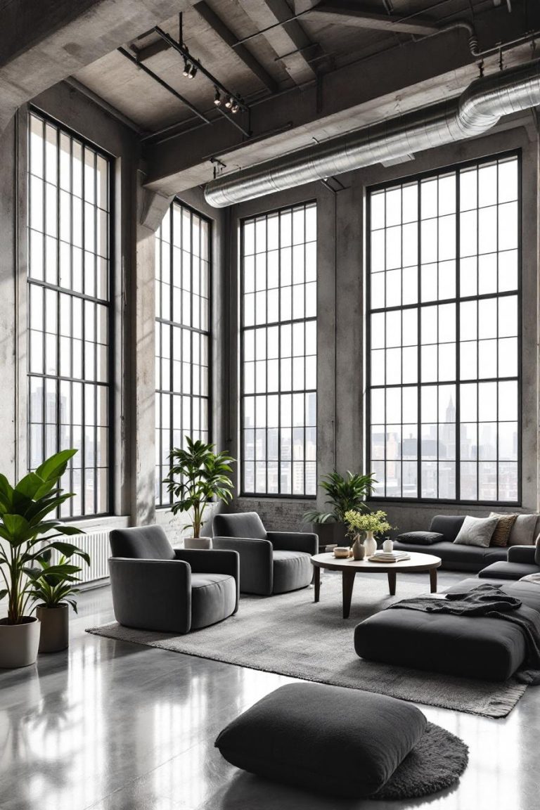 Curated visual reference: Curated Warehouse Loft Apartment Decor Concepts Gallery View 32