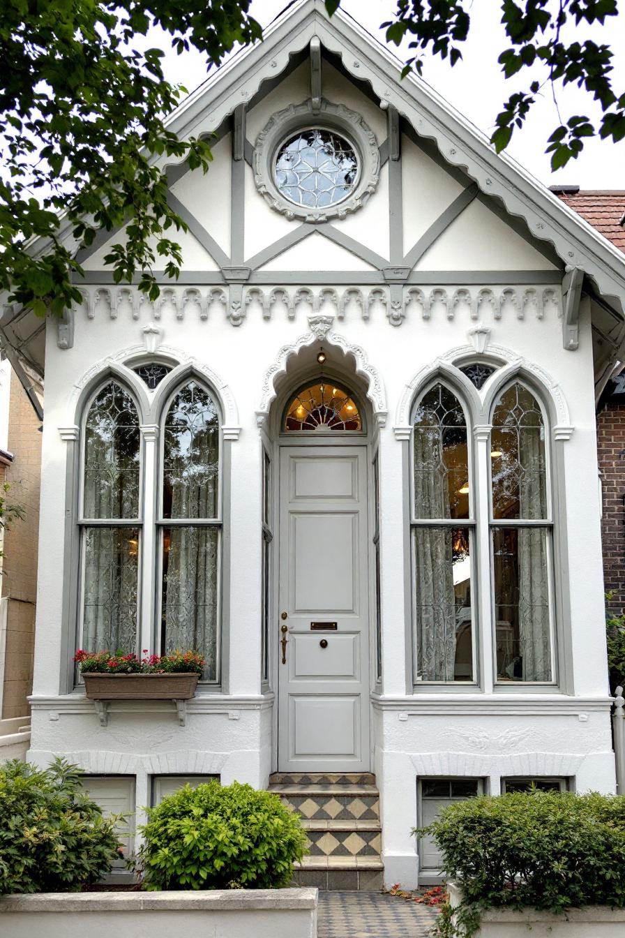 Charming Victorian house with gothic details