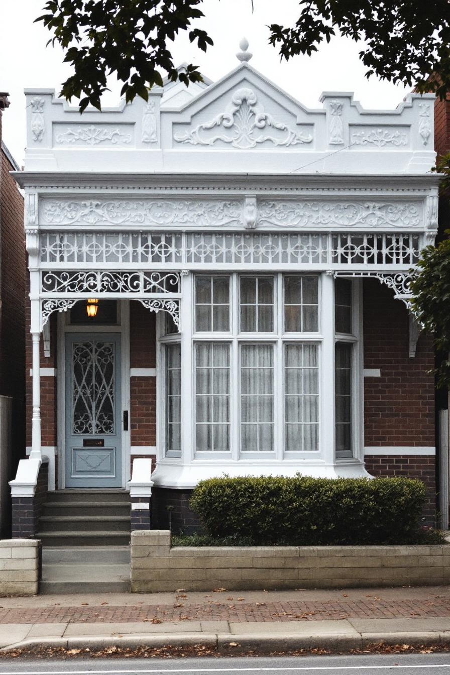 A charming Victorian house with intricate details