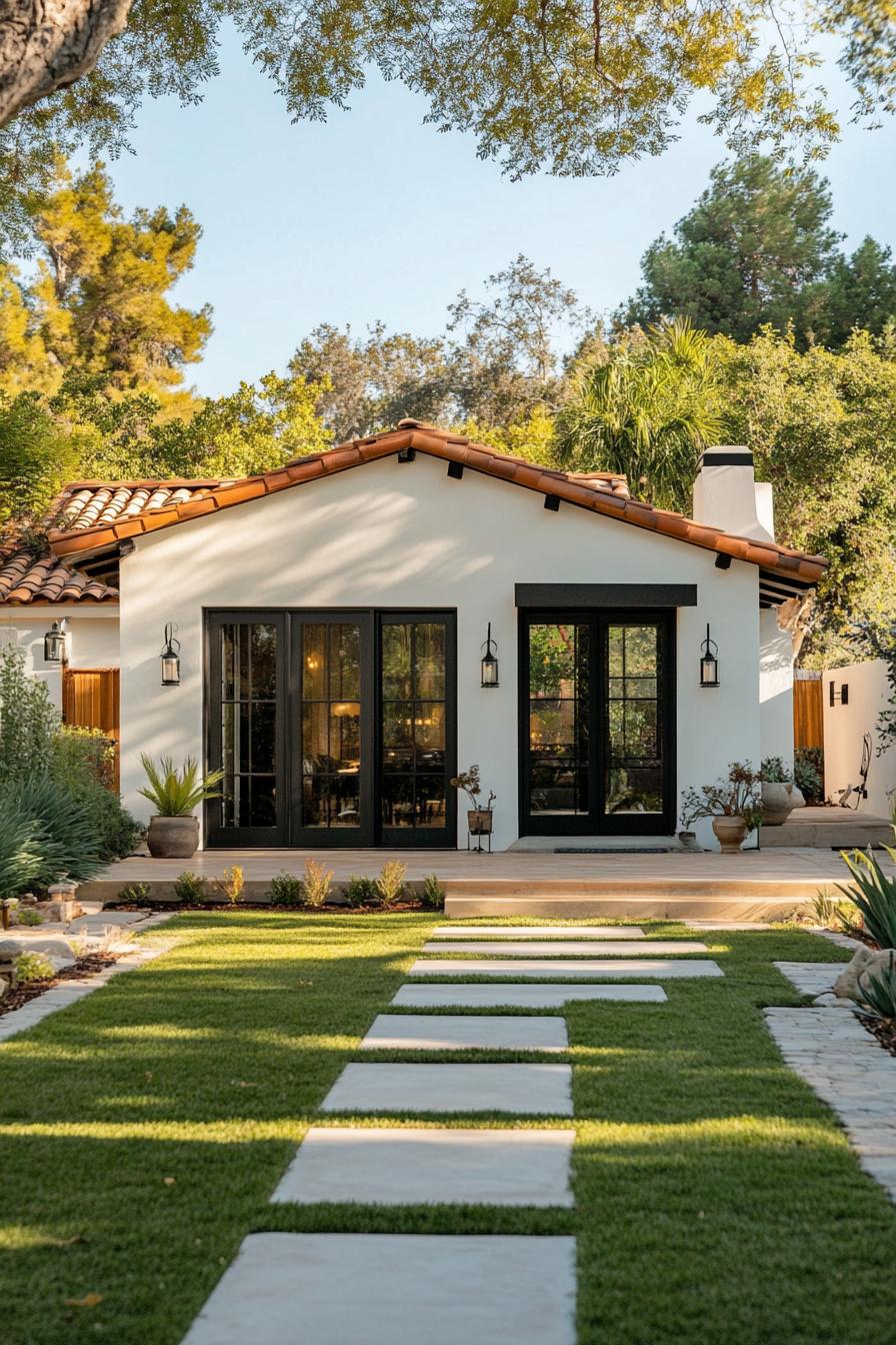 Charming bungalow nestled in lush greenery