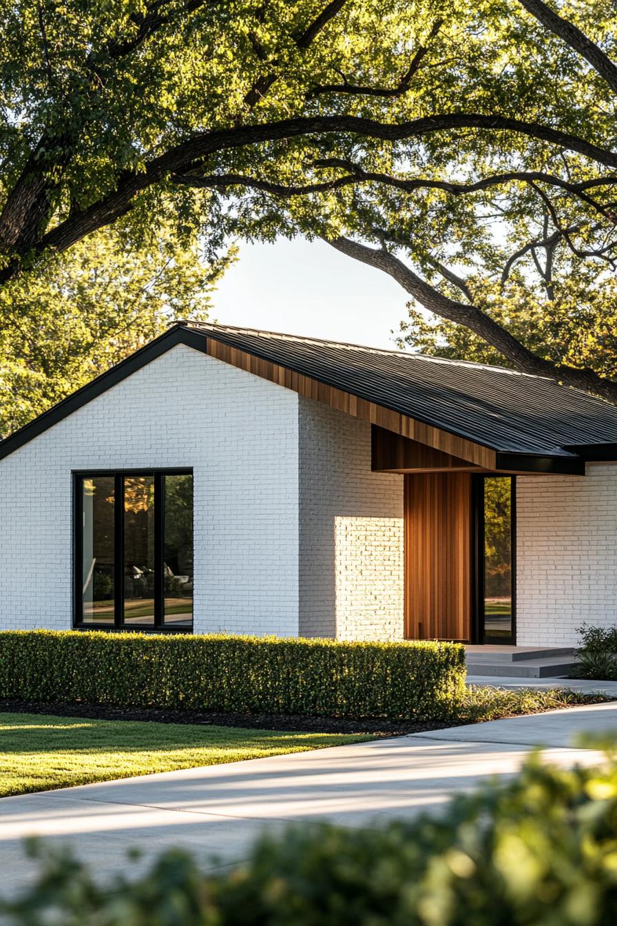 Elegant bungalow with a sleek design