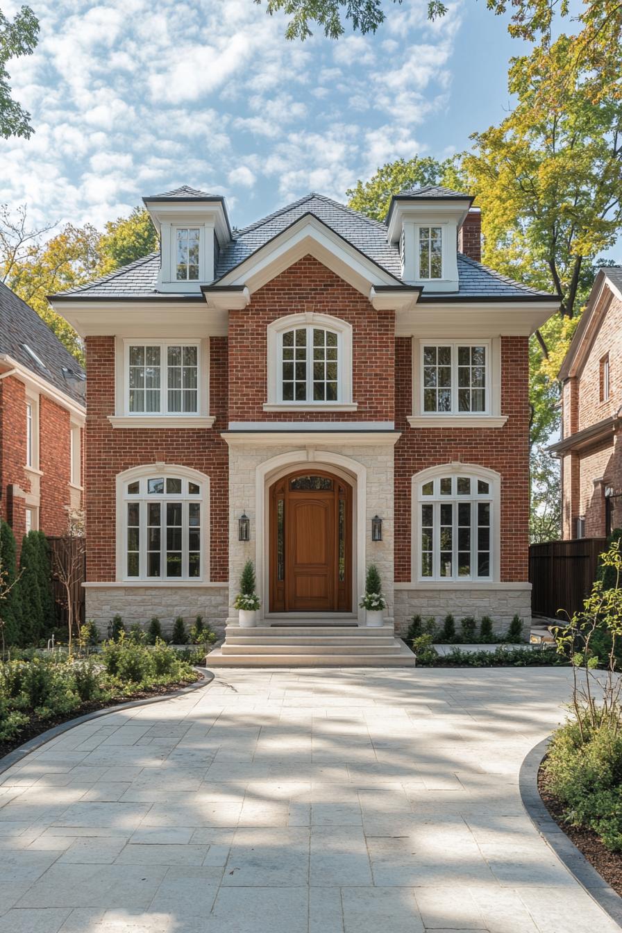 Charming Georgian house with arched windows