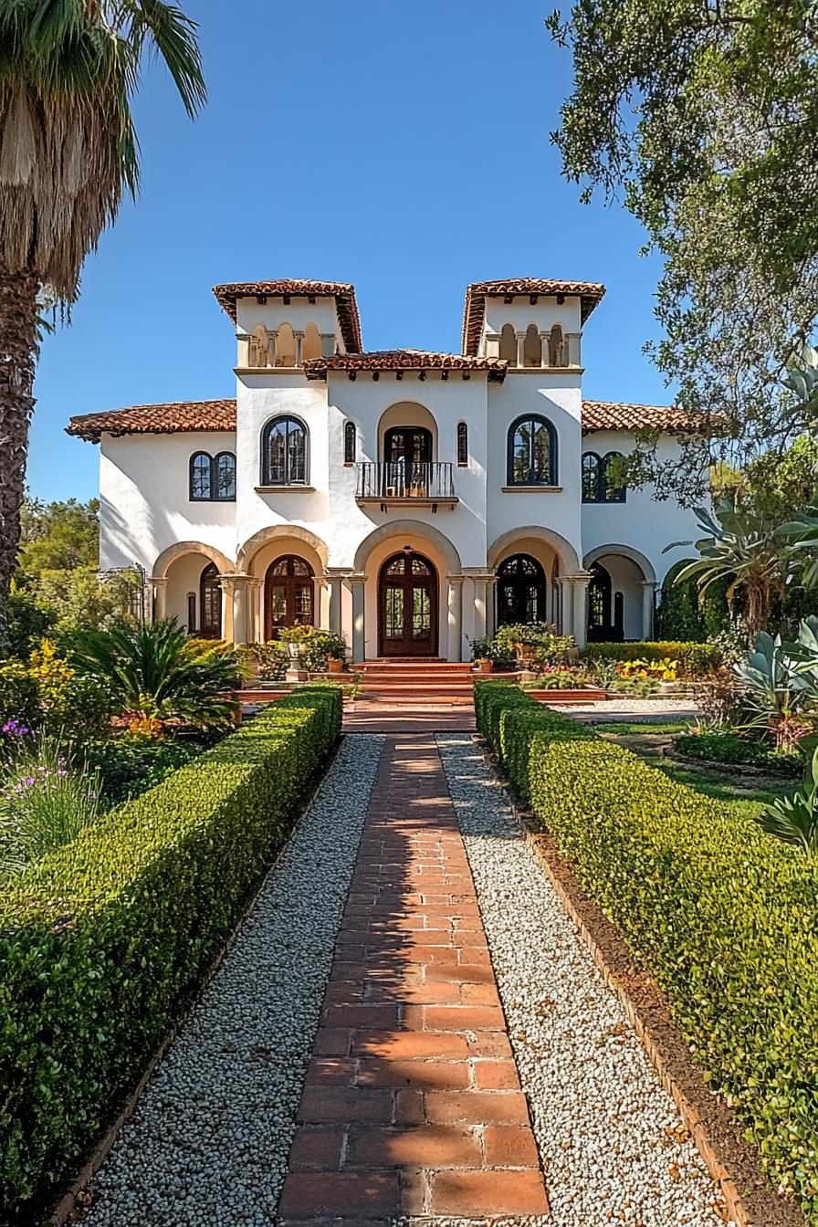 Sun-drenched villa with arched charm