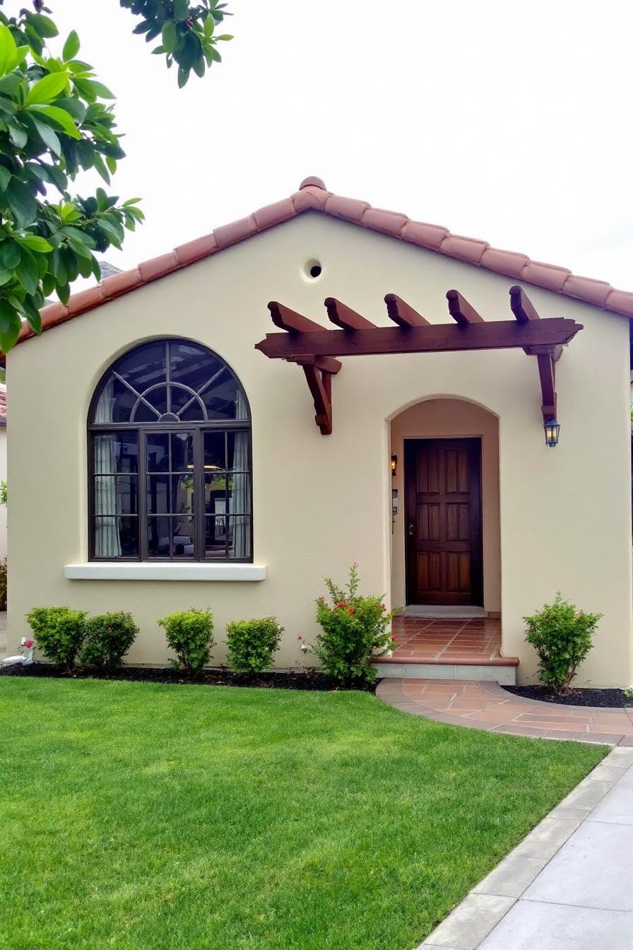 Spanish bungalow with terracotta roof