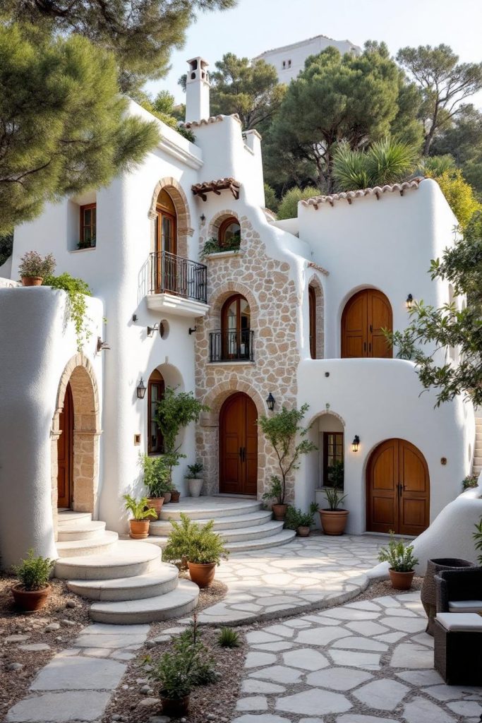 84 Mediterranean Villas With Sun-Kissed Exteriors and Scenic Views
