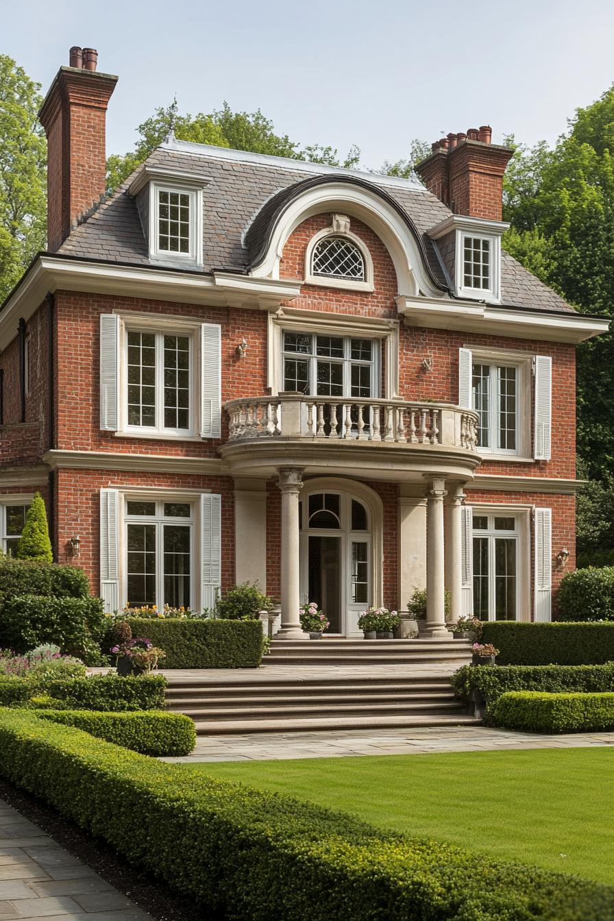 Charming Georgian house with classic architecture