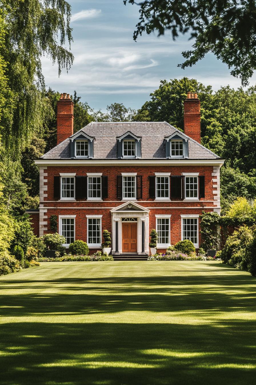 Charming Georgian home with lush surroundings