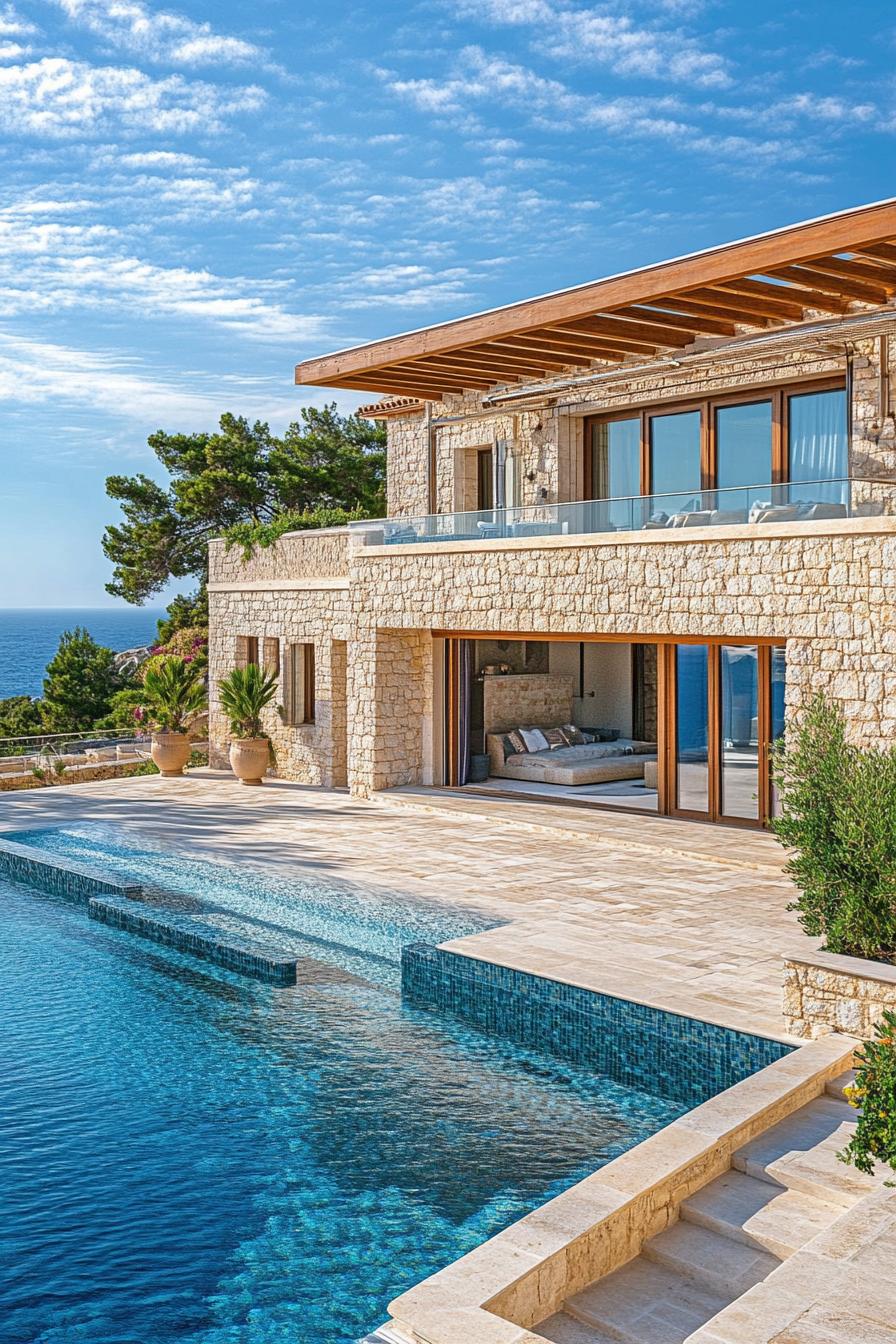 Luxurious Mediterranean house with pool