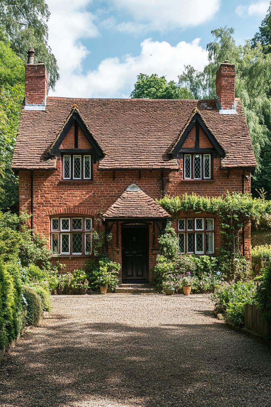 Charming brick cottage with inviting garden