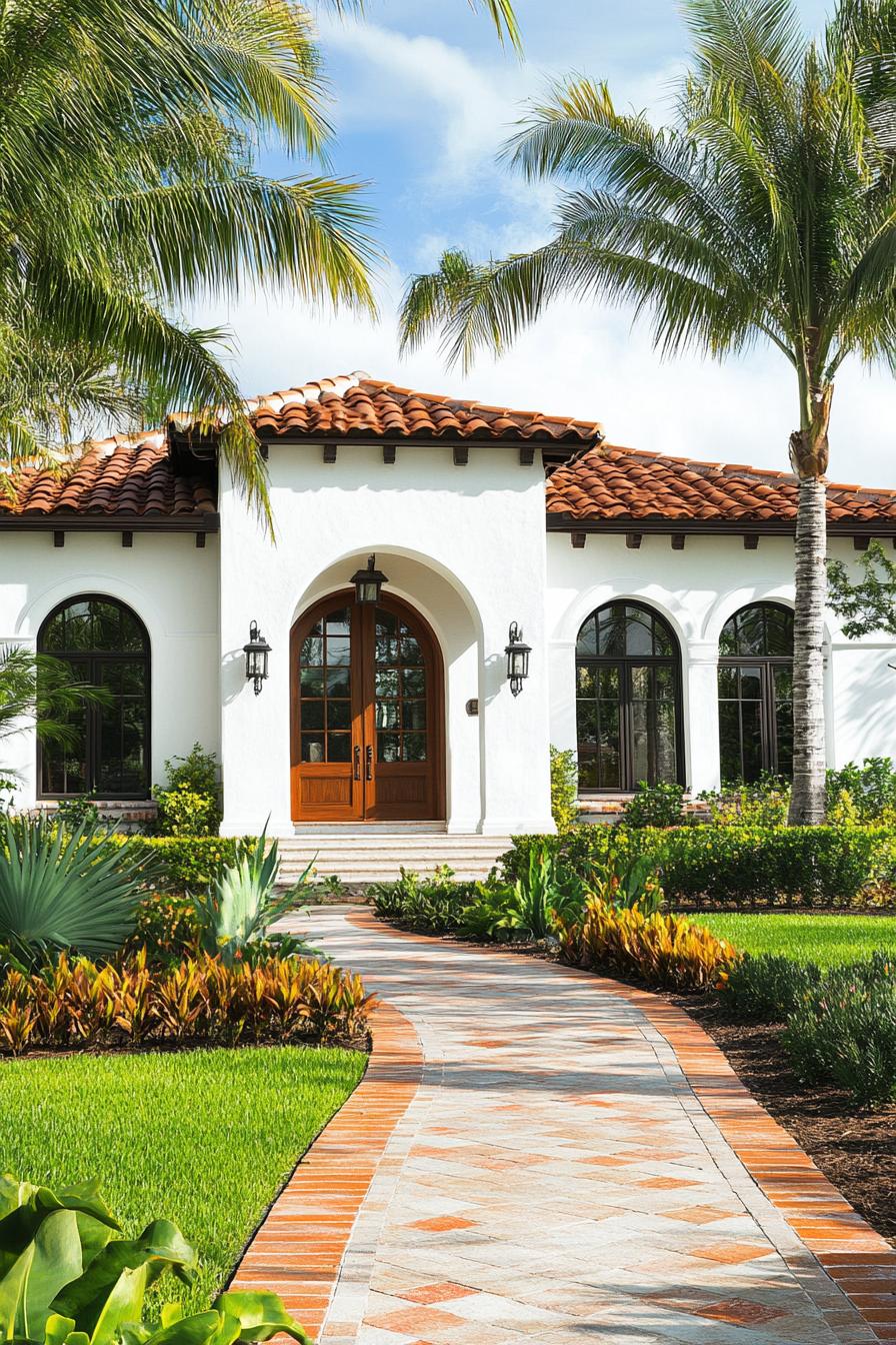 Charming white bungalow with terracotta roof