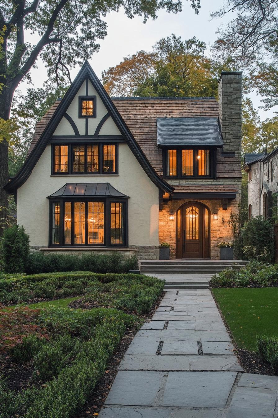 An enchanting Tudor cottage with classic and modern elements