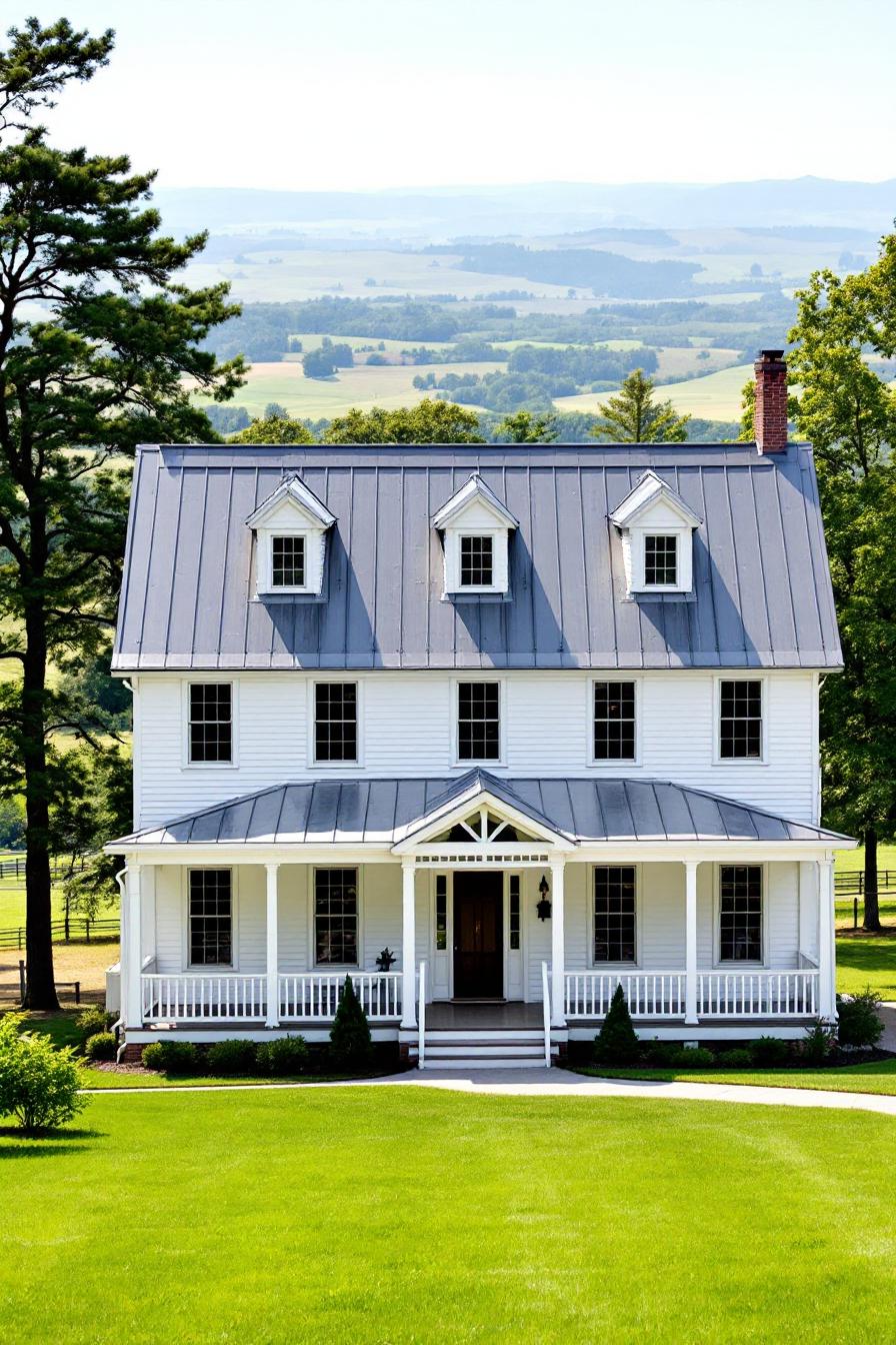 Classic country house with a spacious lawn