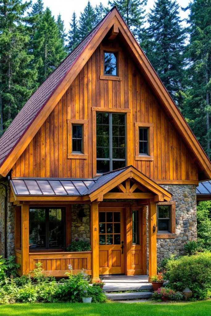 35 Lovely Wooden Cottages Tucked into Nature