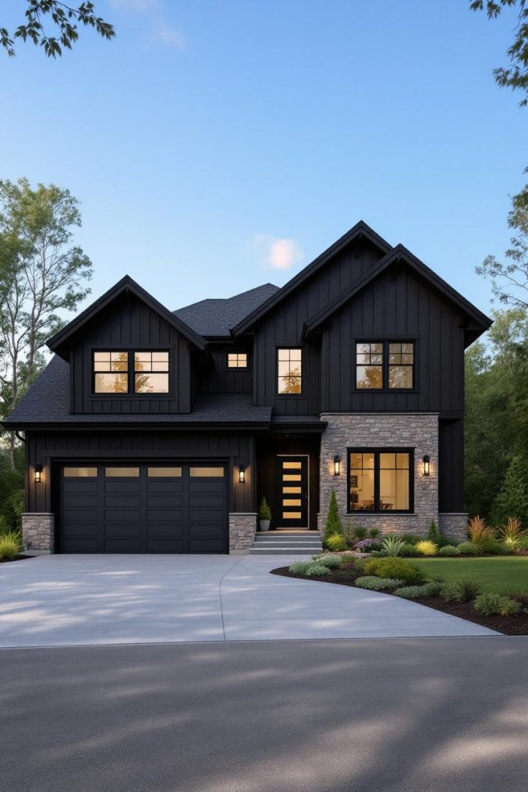 34 Dark House Exterior Designs Wrapped in Deep Rich Tones