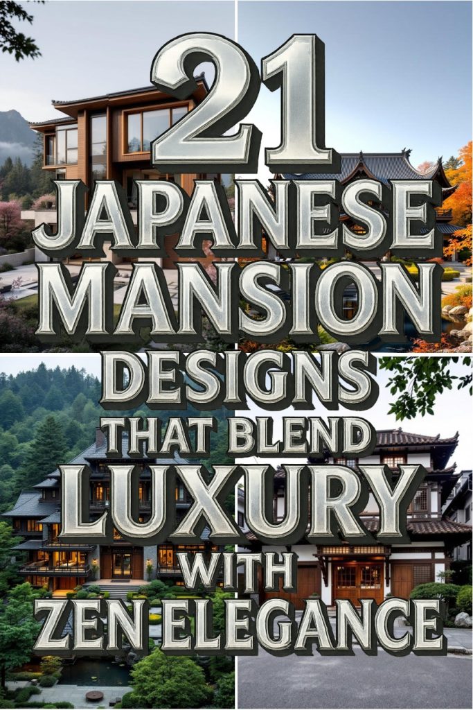 21 japanese mansions