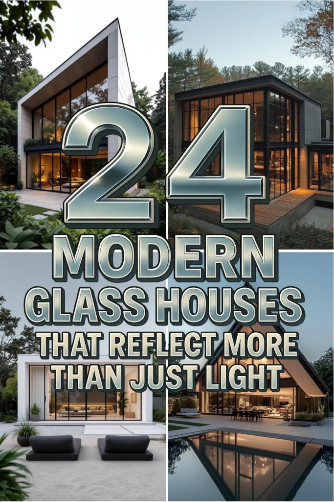24 modern glass houses