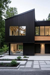 34 Dark House Exterior Designs Wrapped in Deep Rich Tones