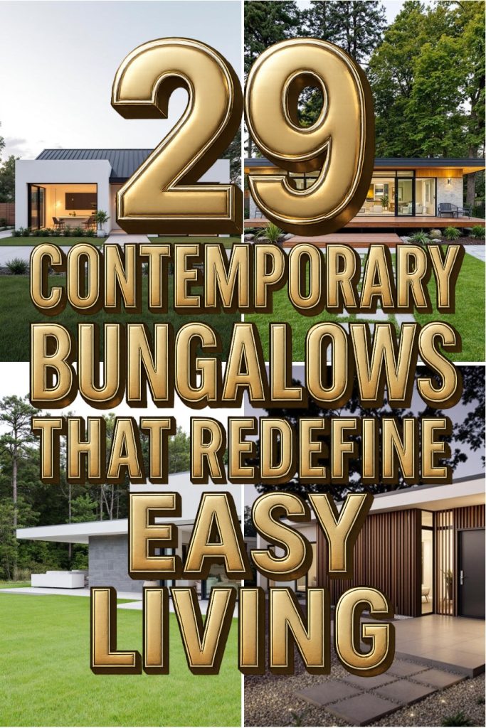 29 contemporary bungalows