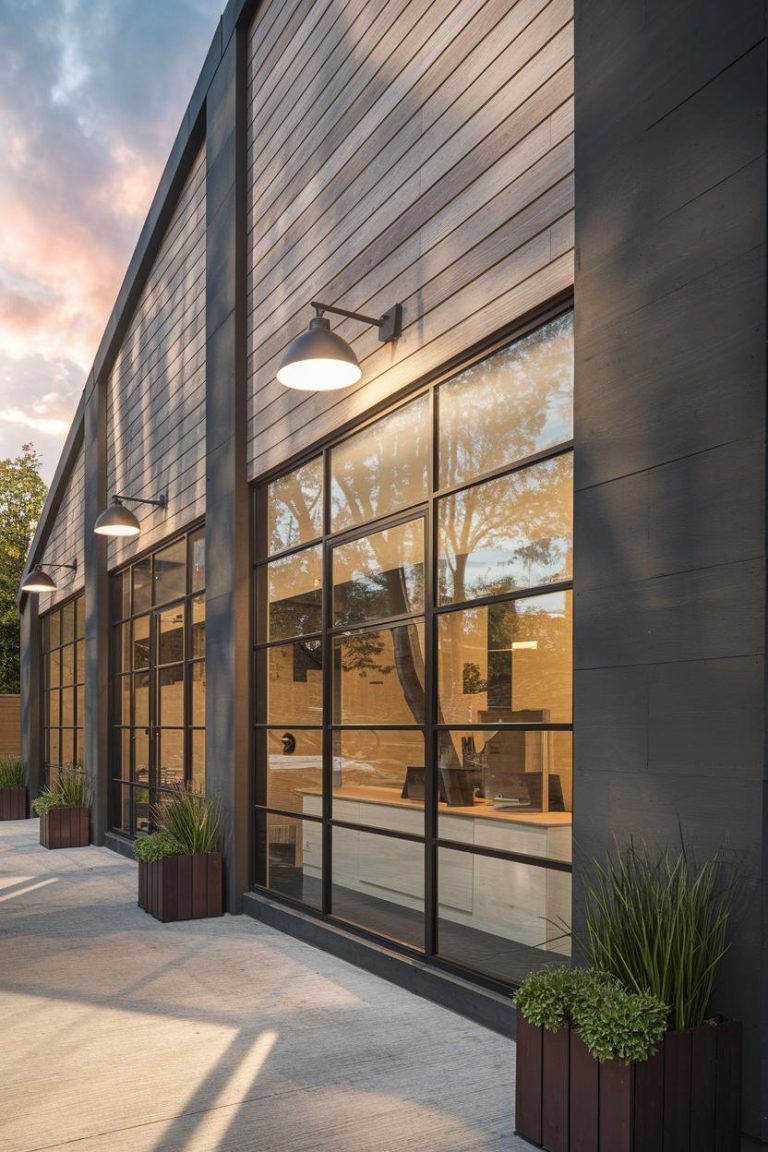 Buseness Building 41 Eye-Catching Commercial Exterior Designs That Make a Statement