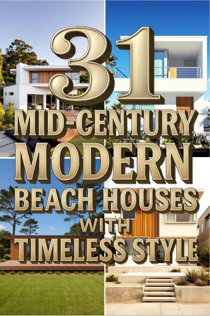 31 mid-century modern beach houses