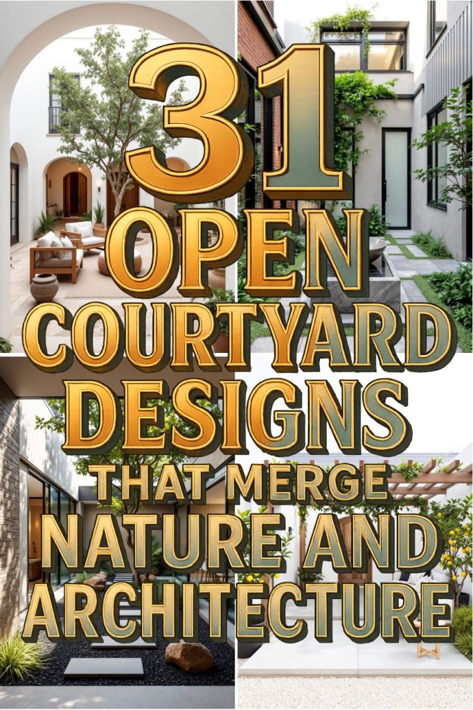 31 open courtyard designs