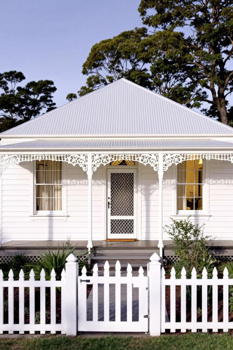 Classic Australian cottage with decorative details