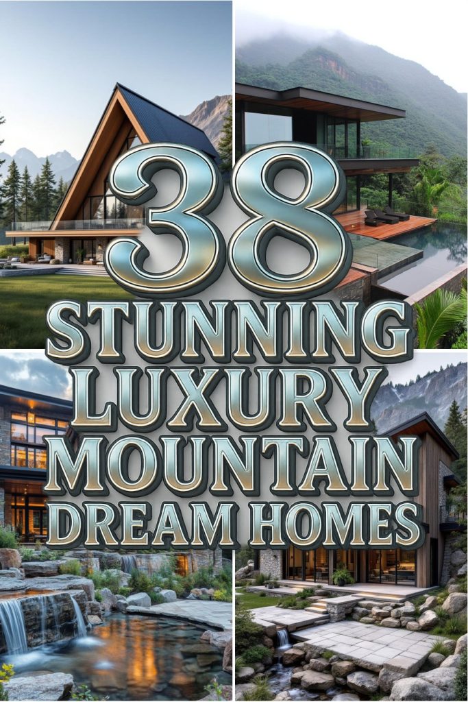 38 stunning luxury mountain dream homes