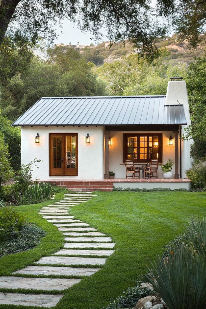 change house roof to modern metal roof