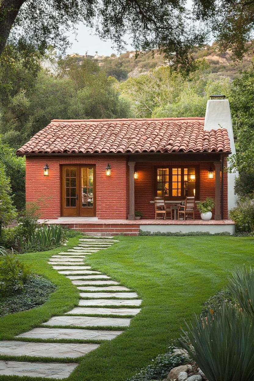 change house siding to red brick