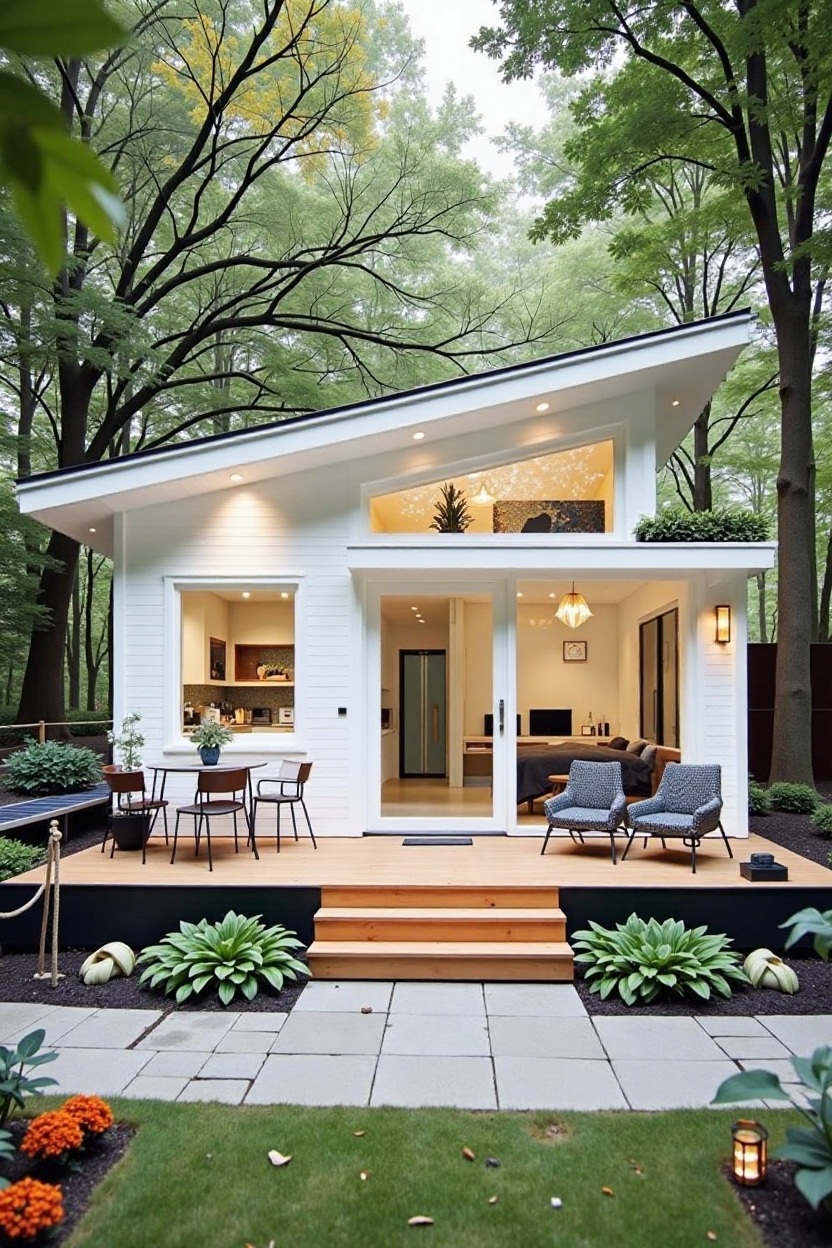 change house color to white wood
