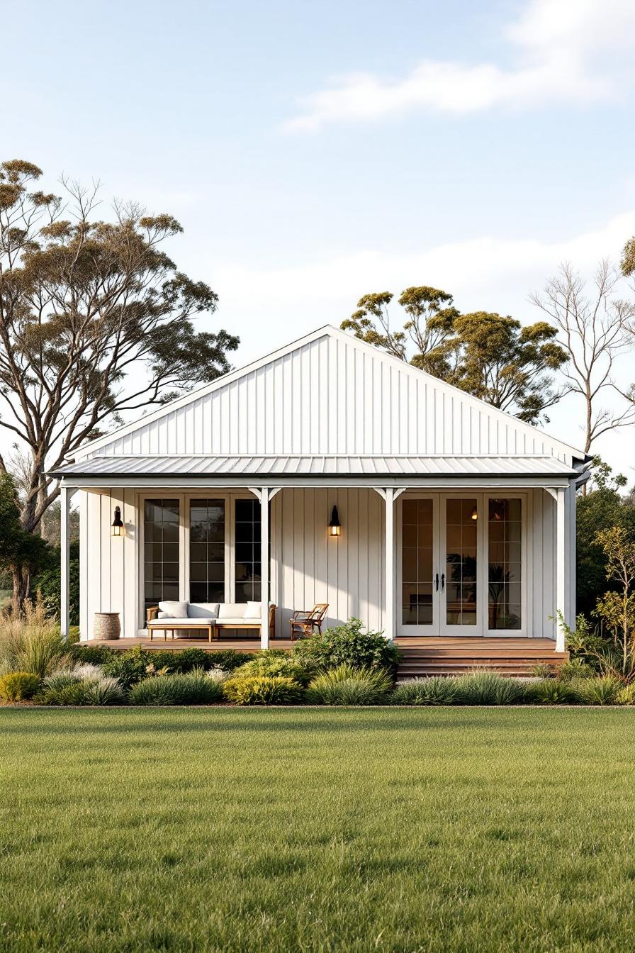 Quaint country house with a porch