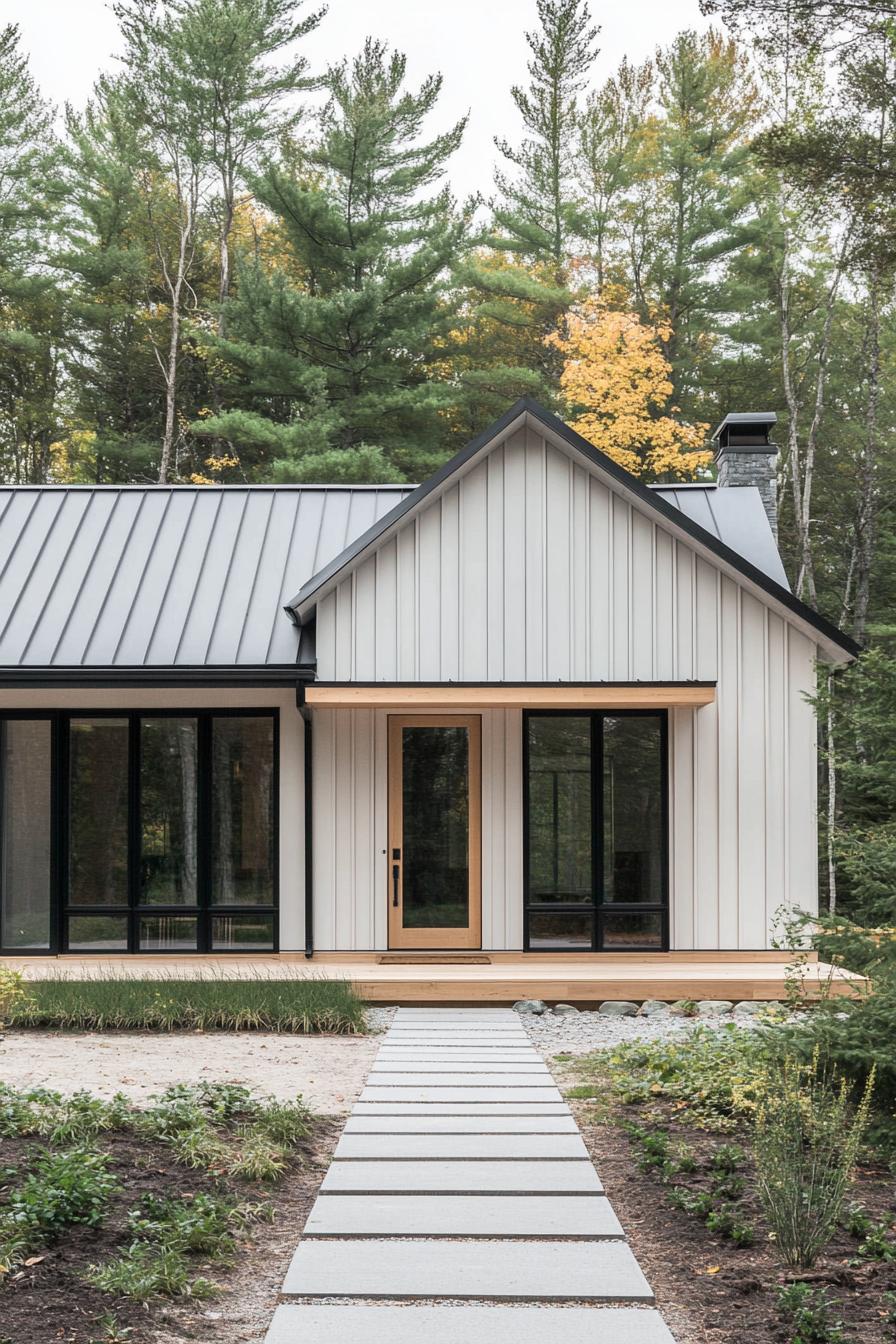 Modern Scandinavian cottage with a sleek design