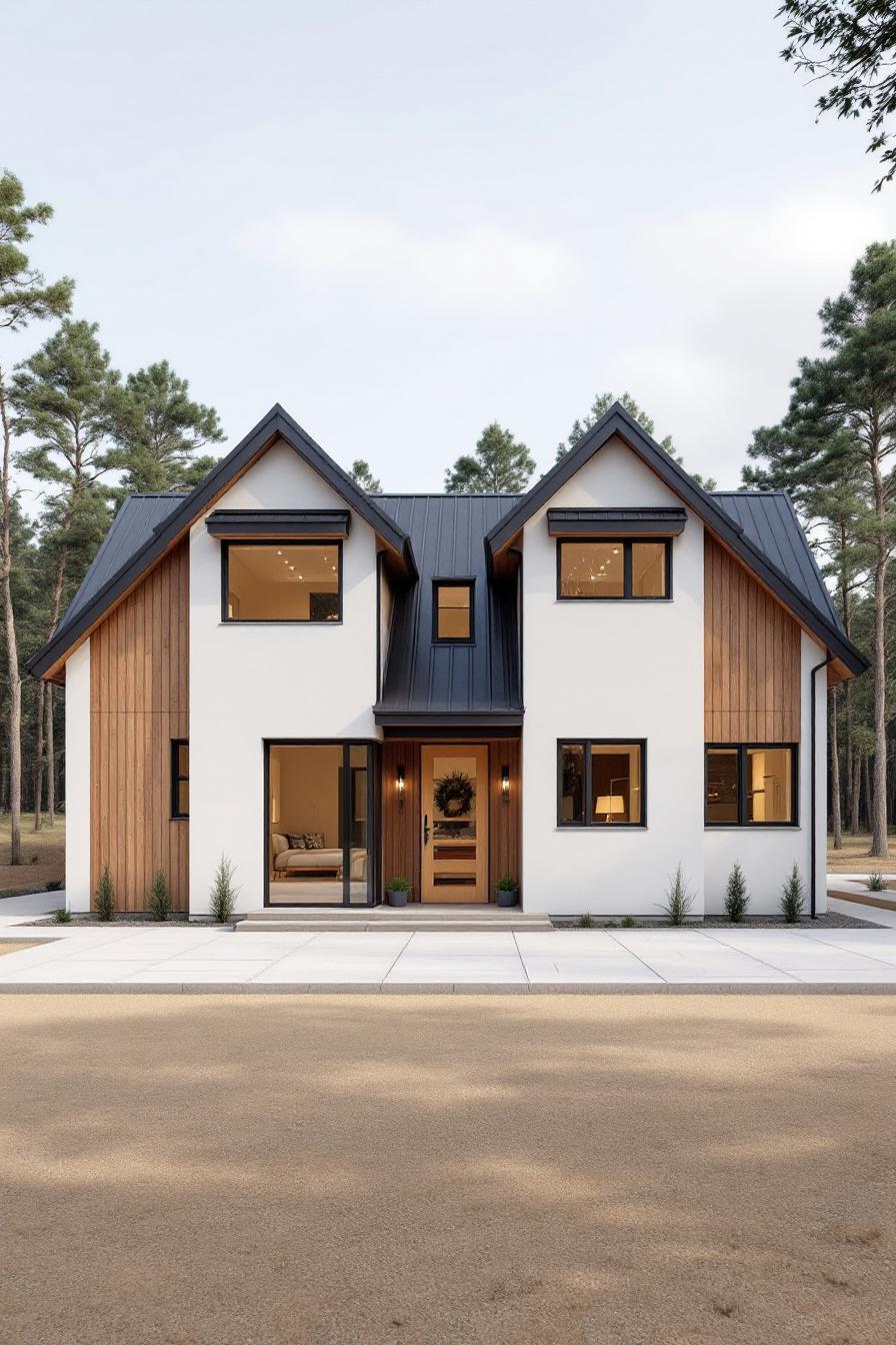 Stylish dormer bungalow with modern design
