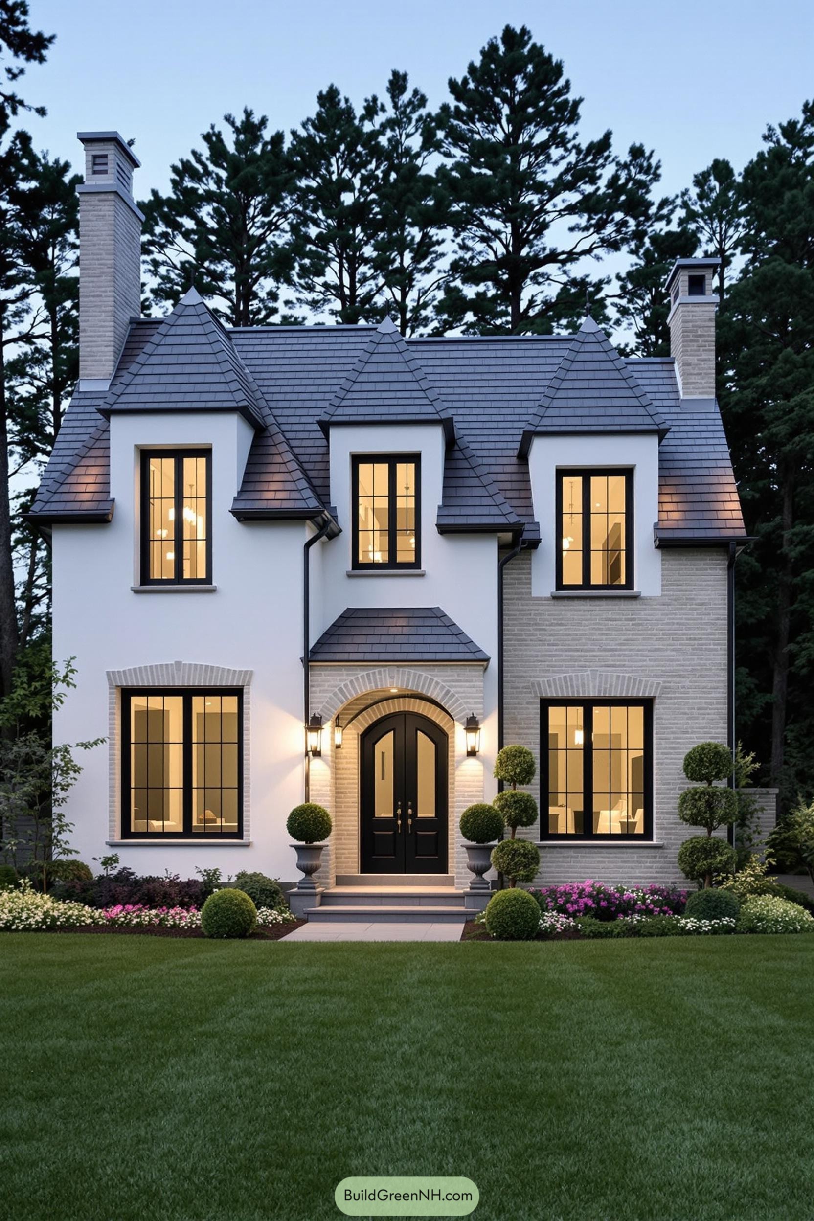 Charming country house with elegant design