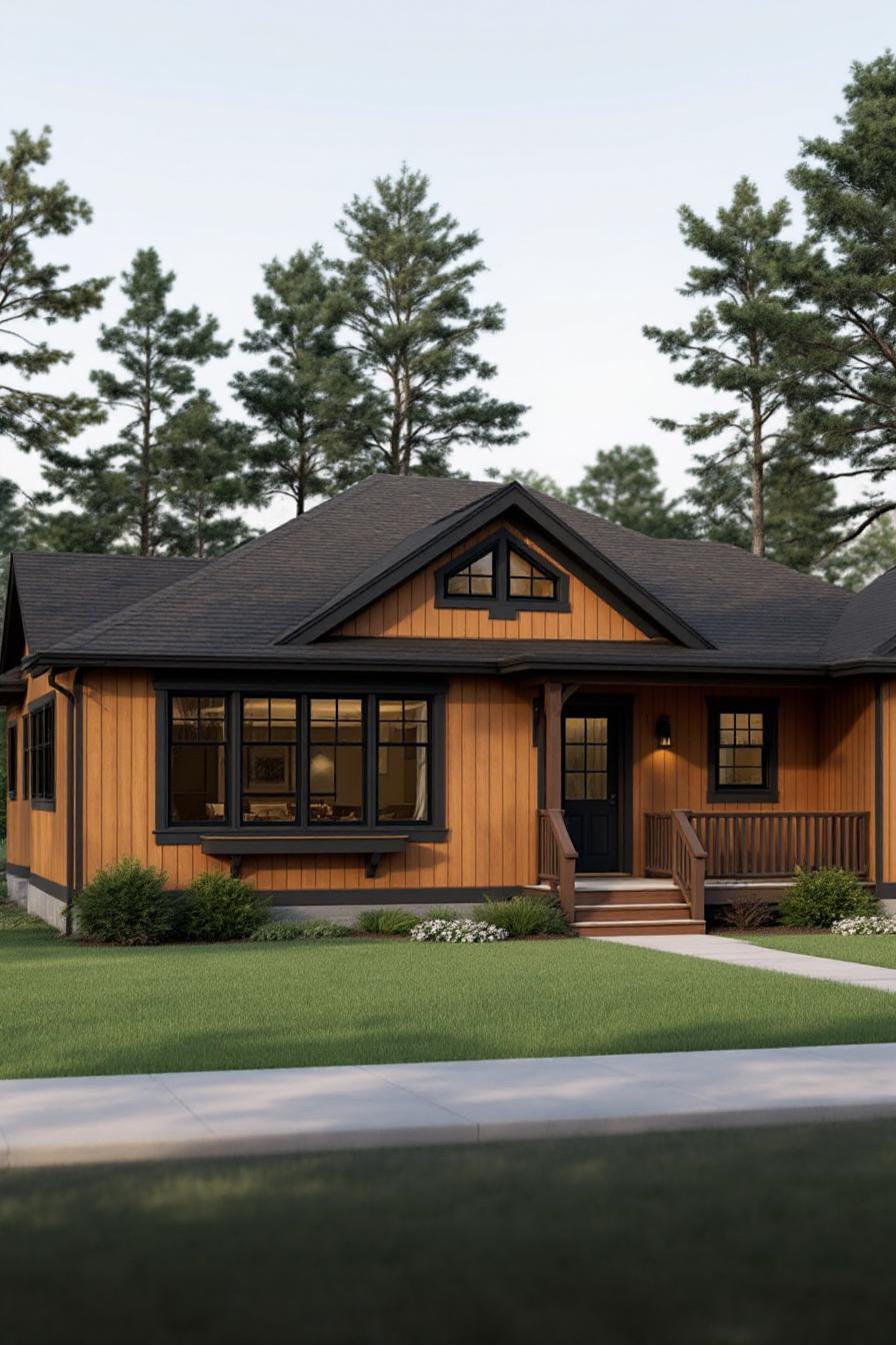 Charming Craftsman-style house in a lush setting