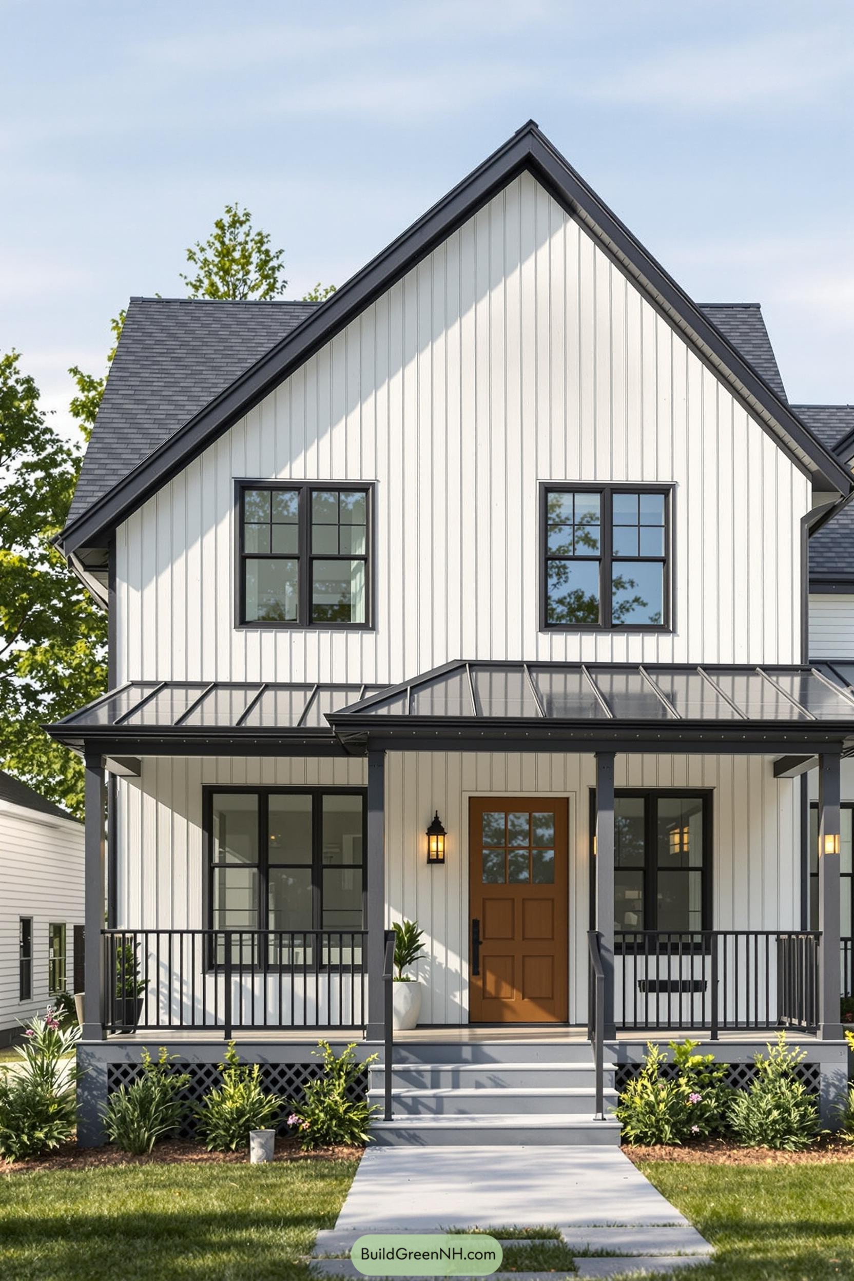 Charming two-story farmhouse with modern accents